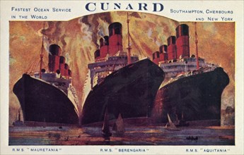 Cunard ocean liners, 1920s