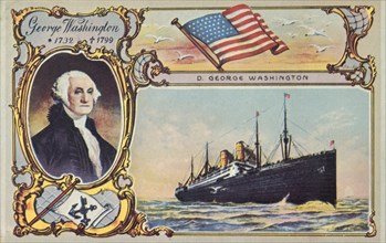 The SS 'George Washington', c1910