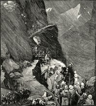 'The Carthaginians Crossing The Alps',1890