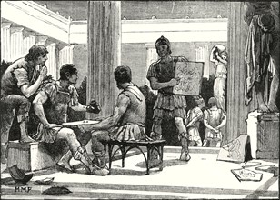 'The Romans at Corinth',1890