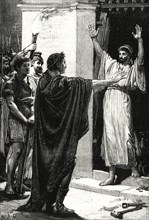 'Caesar Possessing Himself of the Treasure in the Temple of Saturn',1890