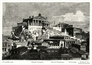'The Capitol, from Mount Palatine (restoration)'
