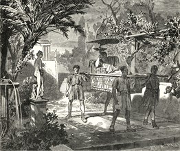 'Roman Garden Scene',1890