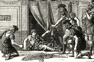 'Praetorian Guards Haling Claudius as Imperator',1890