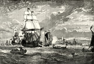 'The First Fleet of the East India Company Leaving Woolwich, 1601'