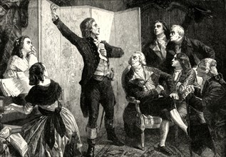 'First Singing of the "Marseillaise" by Rouget De Lisle',-1792