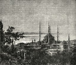 'View in Adrianople - The Mosque of Selim II',1890