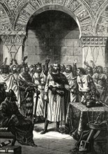'Crusaders Proclaiming Godfrey of Bouillon King of Jerusalem',1890