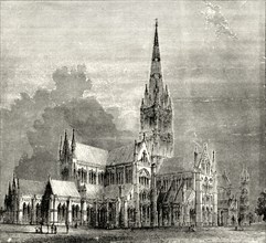 'Salisbury Cathedral',1890