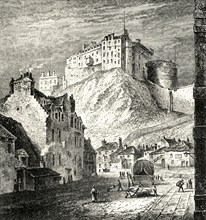 'Edinburgh Castle, from the King's Mews