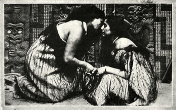 'The "Hongi", A Maori Greeting'