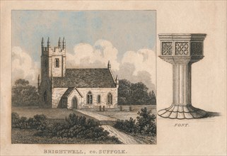The church of St John the Baptist, Brightwell, Suffolk, 19th century? Creator: Unknown.