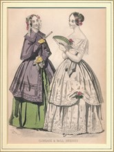 'Carriage & Ball Dresses', c19th century. Creator: Unknown.