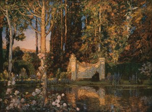 'The Garden of Memories', 1916-1917, (c1930). Creator: Thomas Mostyn.