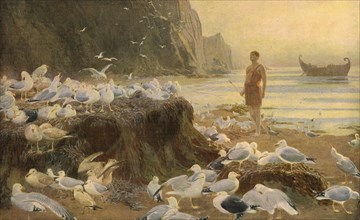 'An Old World Wanderer', 1887, (c1930).  Creator: Briton Riviere.