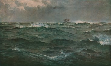 'Rough Weather in the Mediterranean', 1874, (c1930).  Creator: Henry Moore.