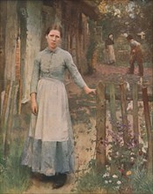 'The Girl at the Gate', 1889, (c1930).  Creator: George Clausen.