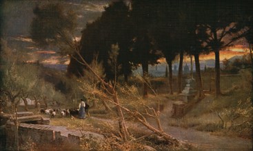 'Florence: Evening', 1896, (c1930).  Creator: Albert Goodwin.