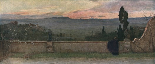 'Val D'Arno: Evening', c1901, (c1930).  Creator: Matthew Ridley Corbet.