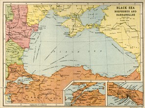 Black Sea: Bosphorus and Dardanelles, c1914, (c1920). Creator: John Bartholomew & Son.