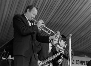 Humphrey Lyttleton, "All Sax" Band, Richmond Jazz Festival, London, 1963. Creator: Brian Foskett.