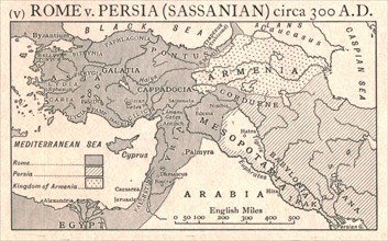'Rome v. Persia (Sassanian), circa 300 A.D.', c1915.  Creator: Emery Walker Ltd.