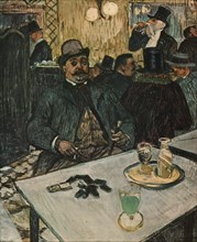 'Monsieur Boileau at the Café', 1893, (1952). Creator: Henri de Toulouse-Lautrec.