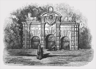 'Buckingham Gate', 1872.  Creator: Gustave Doré.