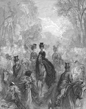 'The Ladies' Mile', 1872.  Creator: Gustave Doré.