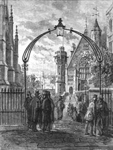 'Dean's Yard, Westminster', 1872.  Creator: Gustave Doré.