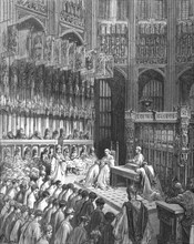 'Westminster Abbey - Confirmation of Westminster Boys', 1872.  Creator: Gustave Doré.