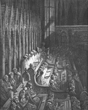 'Westminster Abbey - The Choir', 1872.  Creator: Gustave Doré.