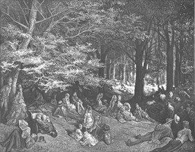 'Under The Trees - Regent's Park', 1872.  Creator: Gustave Doré.