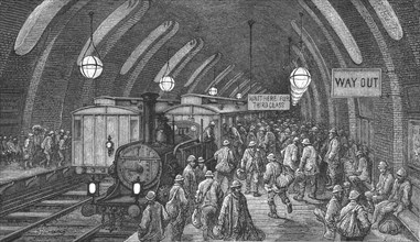 'The Workmen's Train', 1872.  Creator: Gustave Doré.