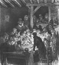 'Thieves Gambling', 1872.  Creator: Gustave Doré.