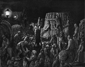 'Covent Garden Market - Early Morning', 1872.  Creator: Gustave Doré.