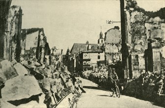Devastation in Verdun, northern France, First World War, 1916, (c1920). Creator: Unknown.