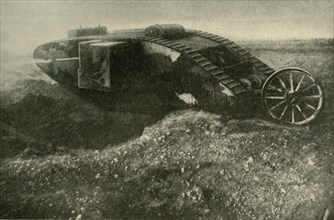 'A "Tank" in Action', First World War, 1914-1918, (c1920). Creator: Unknown.