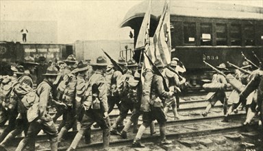 American troops, First World War, 1917, (c1920). Creator: Unknown.