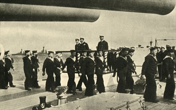 'The King's Visit to the Grand Fleet', First World War, June 1917, (c1920). Creator: Unknown.