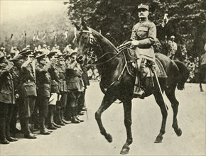 Marshal Foch at the Victory Day Procession, London, 19 July 1919, (c1920). Creator: Unknown.