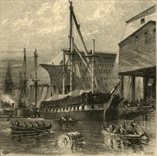 'Navy Yard', 1874.  Creator: W.H. Morse.