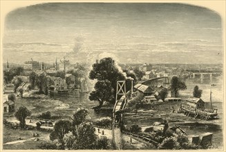 'Hartford, from Colt's Factory', 1874.  Creator: James H. Richardson.