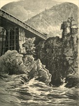 'The West Branch of Bellows Falls', 1874. Creator: James L. Langridge.