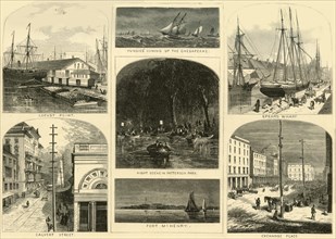 'Scenes in Baltimore', 1874.  Creator: James H. Richardson.