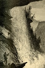 'Under the Catskill Falls', 1874.  Creator: W. J. Linton.