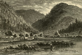 'Tyrone Gap, View from the Bridge', 1874.  Creator: Adolf Closs.