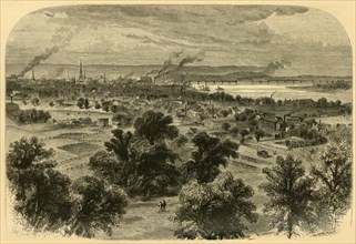 'Louisville, from the Blind Asylum', 1874.  Creator: Nathaniel Orr.