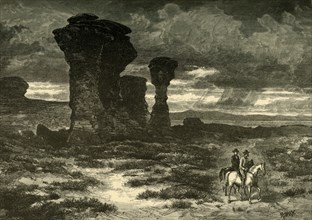 'Dial Rock, Red Buttes, Laramie Plains', 1874. Creator: John Filmer.