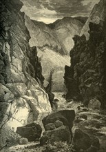 'Devil's Gate, Weber Cañon', 1874.  Creator: John Filmer.